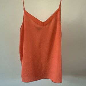 The Limited sheer orange tank. SIZE L